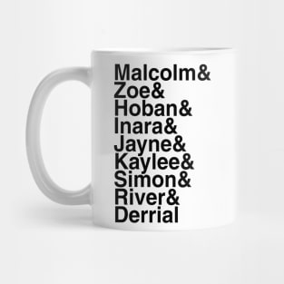 Firefly Helvetica List Mug